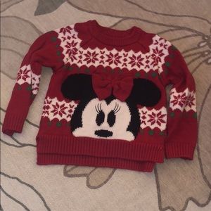 2T Minnie Mouse Christmas sweater